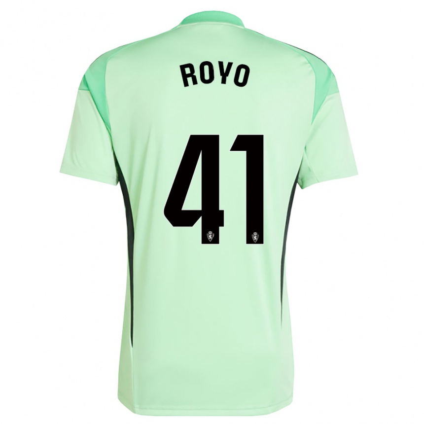 ילדים כדורגל Eduardo Royo #41 ירוק אביבי חולצת שוער 2025/26