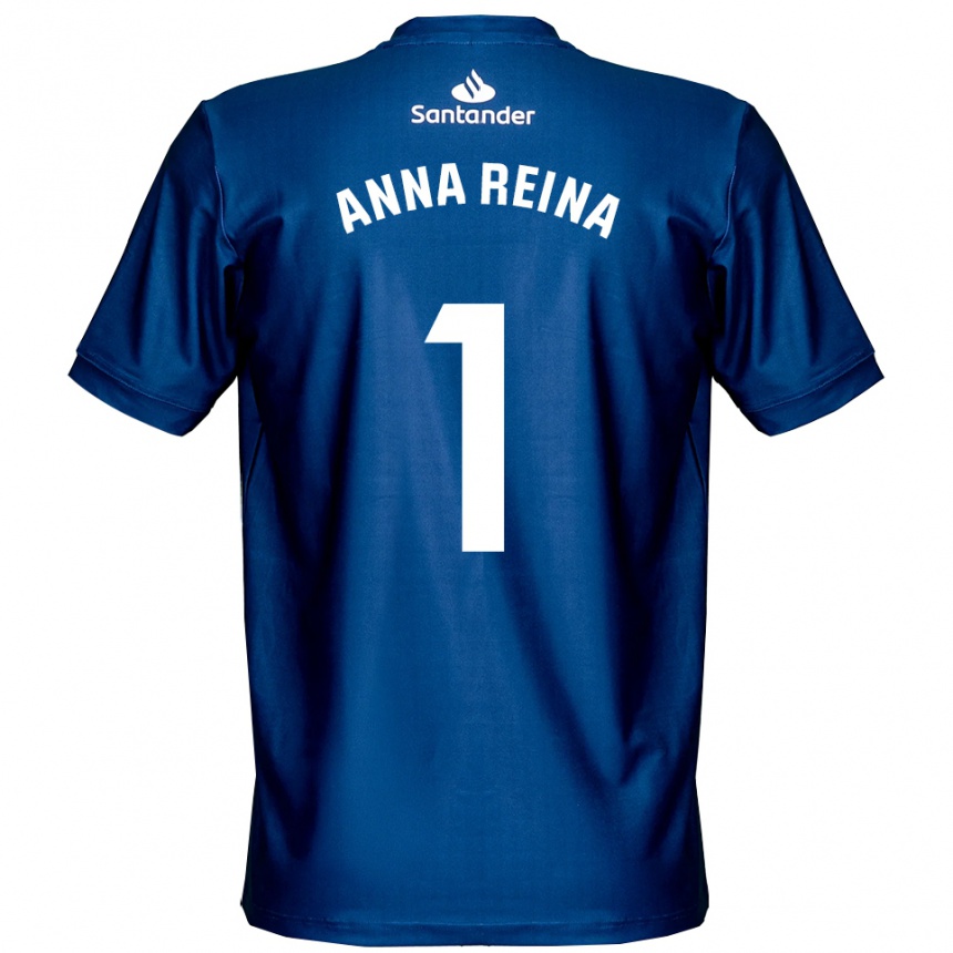 ילדים כדורגל אנה ריינה טורו #1 כחול מלכותי לבן חולצת שוער 2025/26