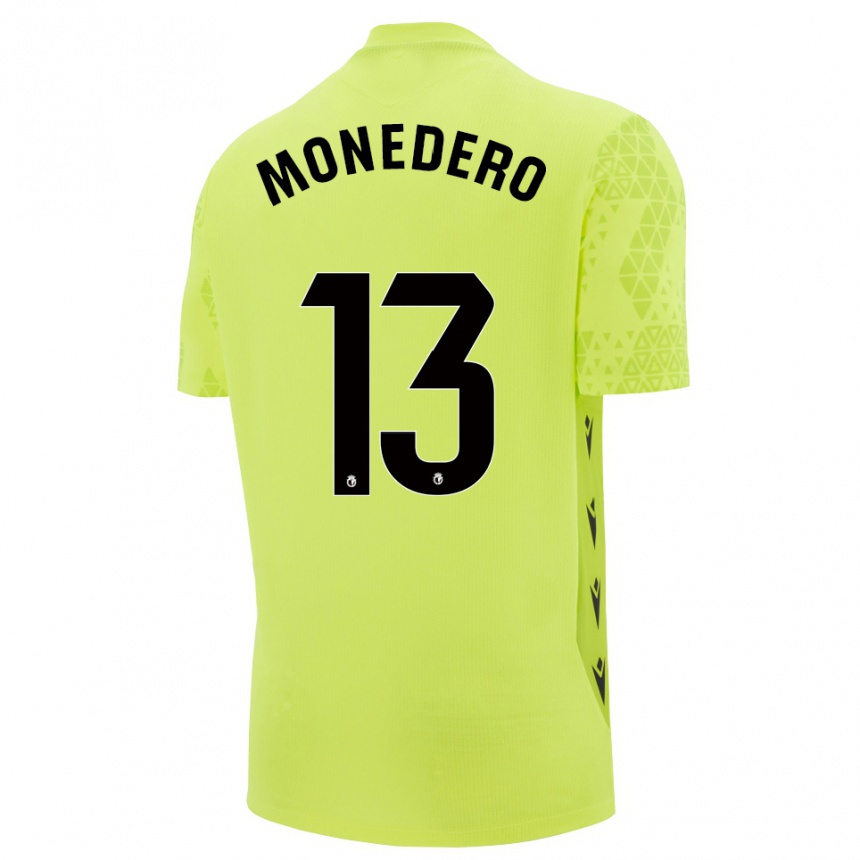 ילדים כדורגל מארק מונדרו #13 ירוק צהוב שחור חולצת שוער 2025/26