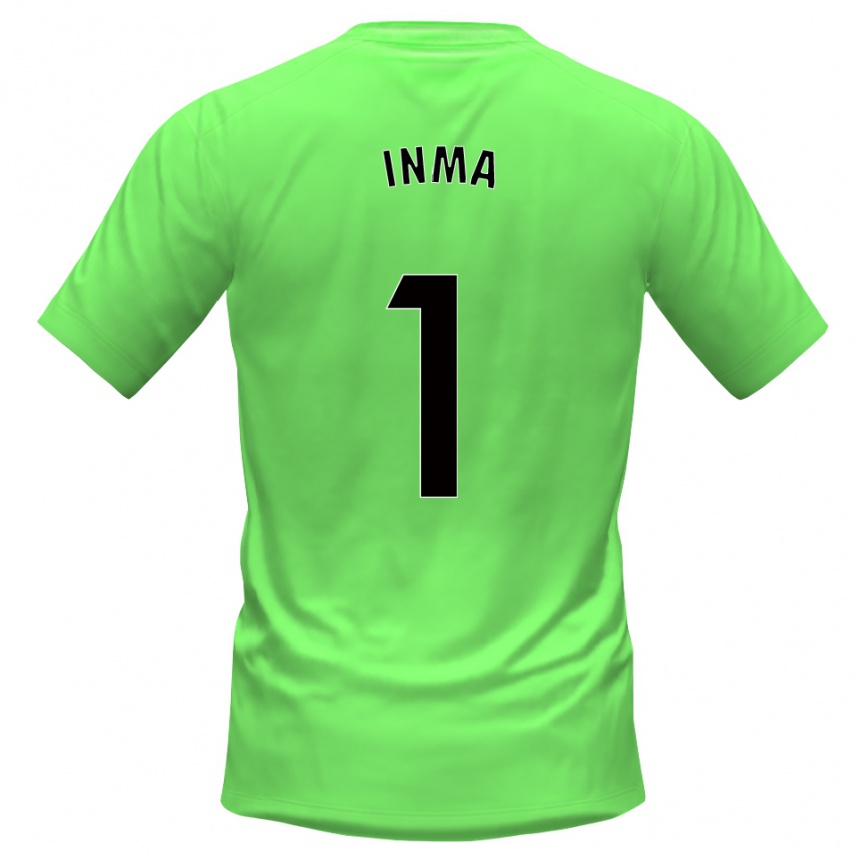 ילדים כדורגל Imaculada Almendros Fernández #1 ירוק שחור חולצת שוער 2025/26
