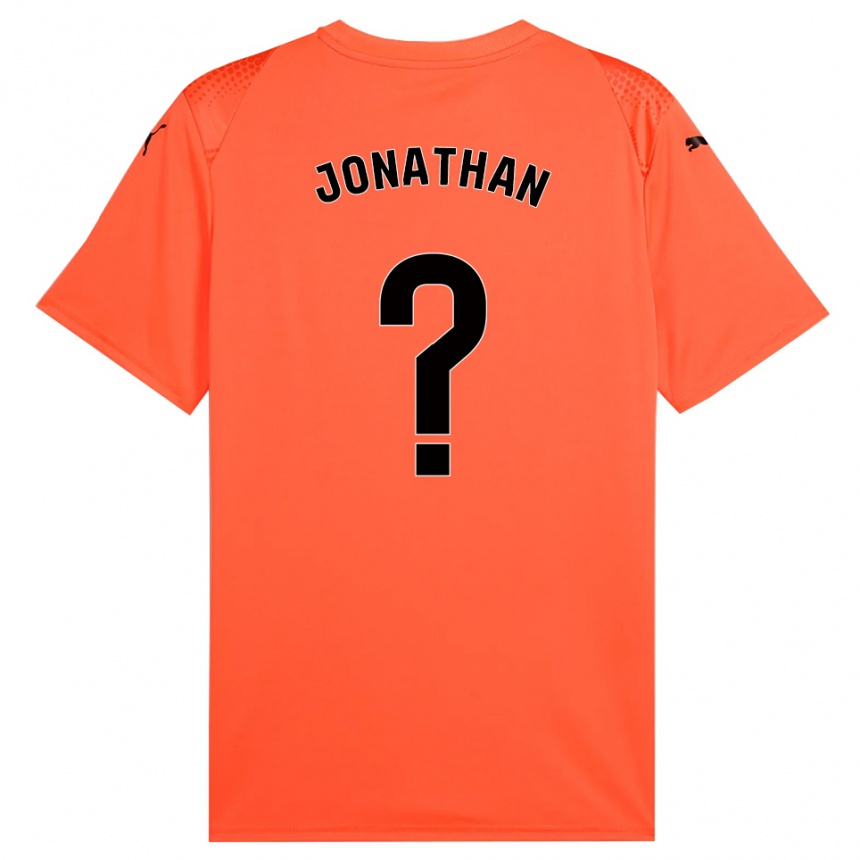 ילדים כדורגל Jonathan Sánchez #0 כתום שחור אדום חולצת שוער 2025/26