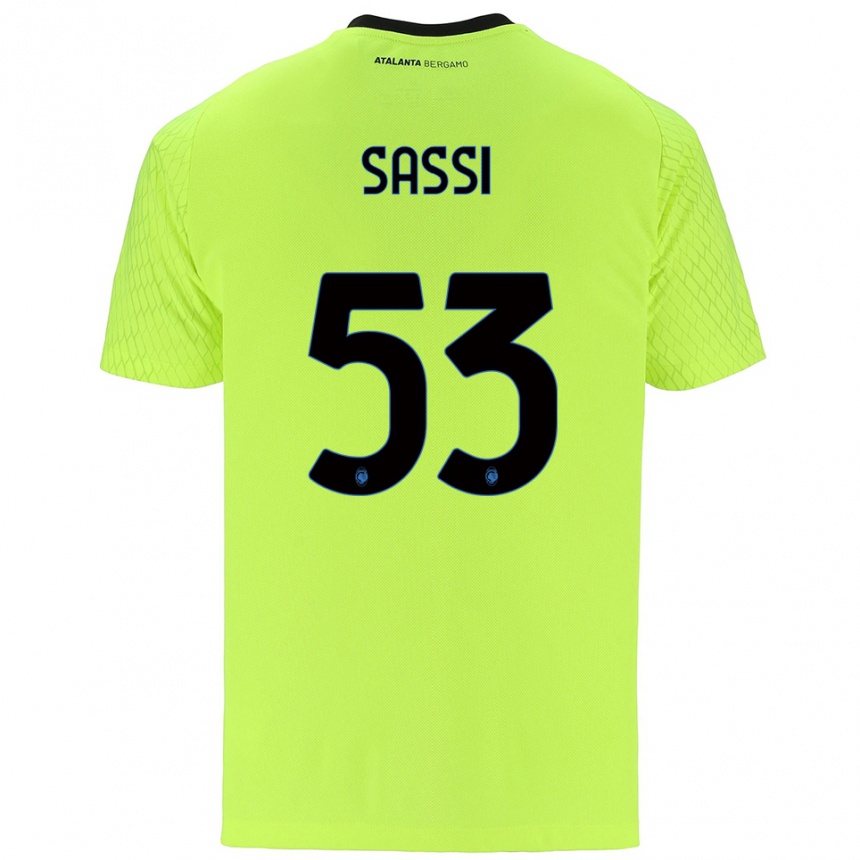 ילדים כדורגל יאקופו סאסי #53 ירוק צהוב אדום חולצת שוער 2025/26
