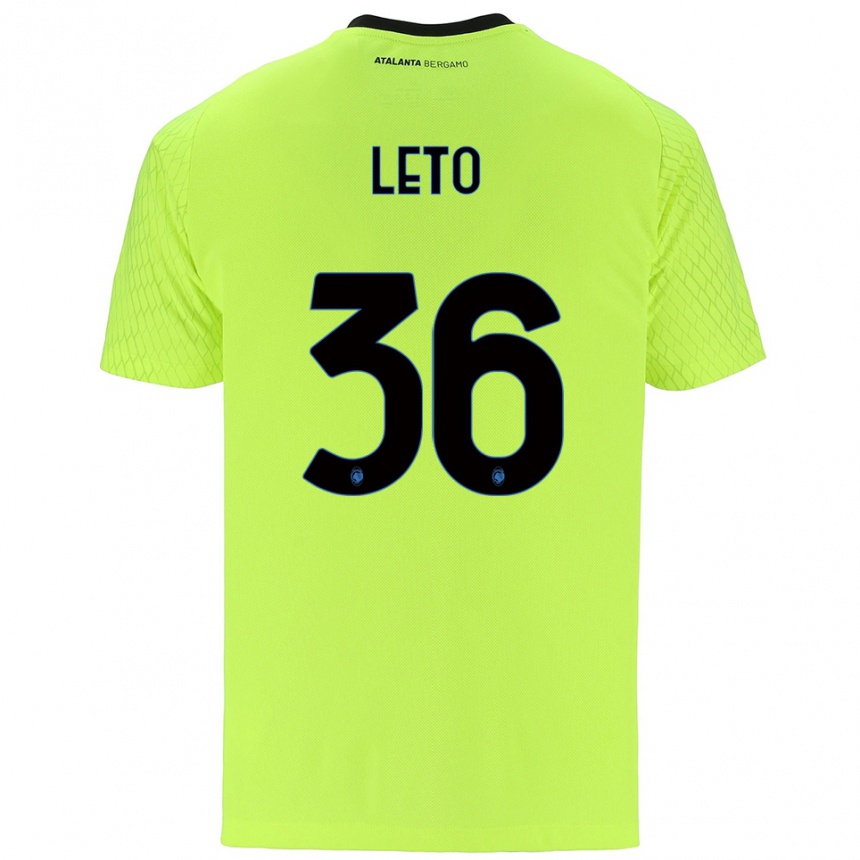 ילדים כדורגל מנואל לטו #36 ירוק צהוב אדום חולצת שוער 2025/26