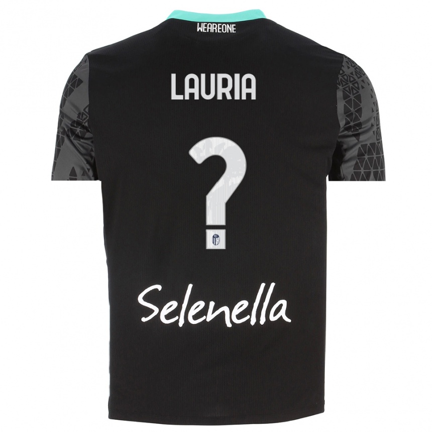 ילדים כדורגל Nicole Lauria #0 אפור שחור לבן חולצת שוער 2025/26