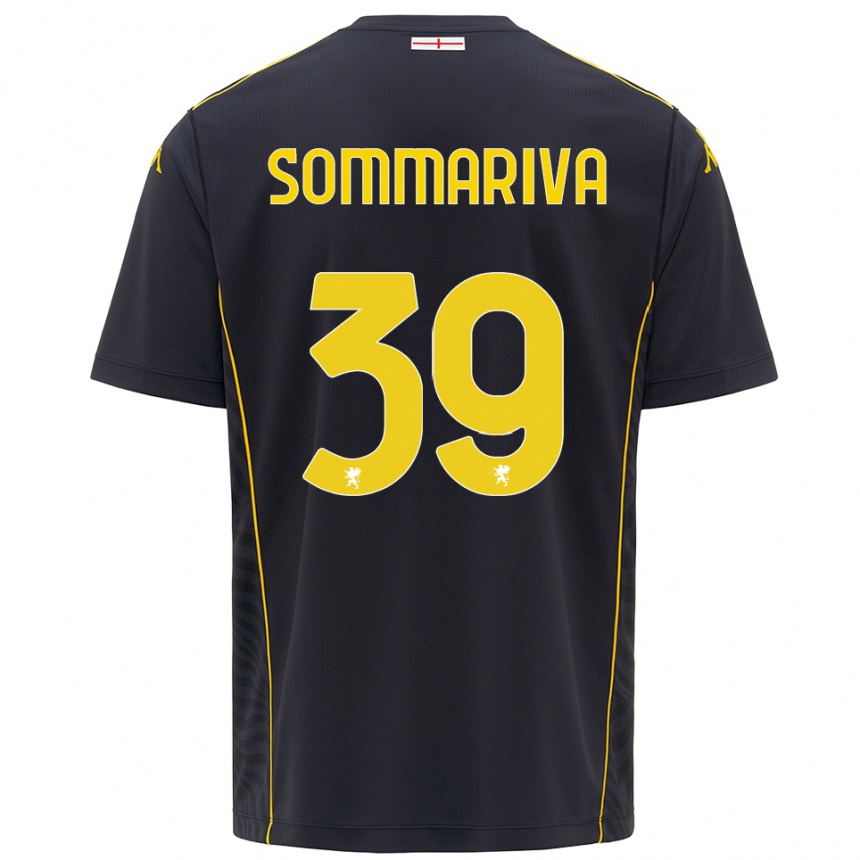 ילדים כדורגל דניאלה סומריבה #39 שחור צהוב חולצת שוער 2025/26