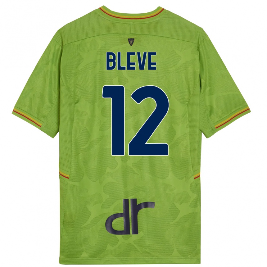 ילדים כדורגל Daniele Bleve #12 ירוק יער שחור חולצת שוער 2025/26