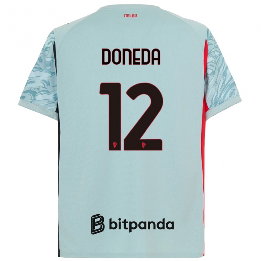 ילדים כדורגל פאולו דונדה #12 כחול בהיר אדום חולצת שוער 2025/26