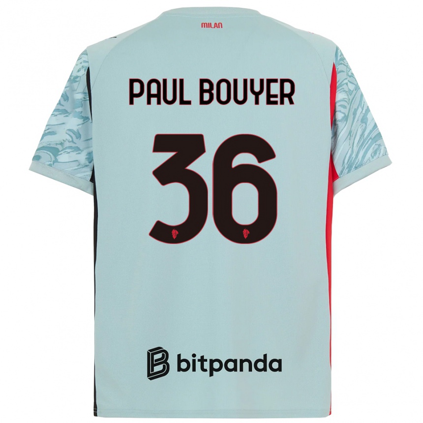 ילדים כדורגל Léo Paul Bouyer #36 כחול בהיר אדום חולצת שוער 2025/26