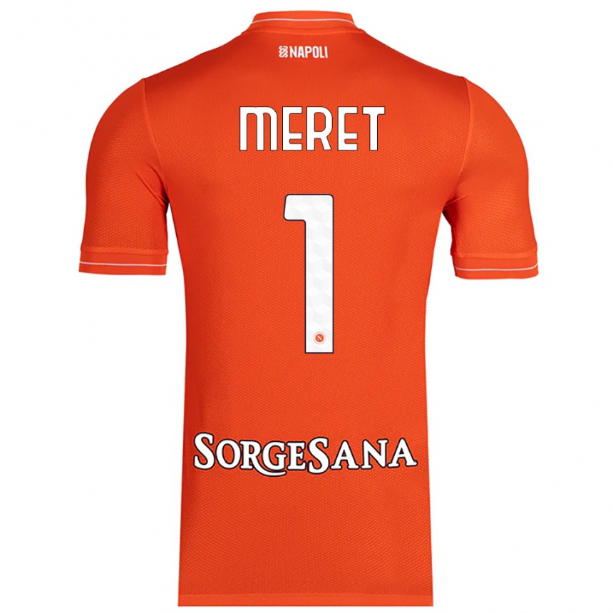 ילדים כדורגל אלכס מרט #1 כתום אדום לבן חולצת שוער 2025/26