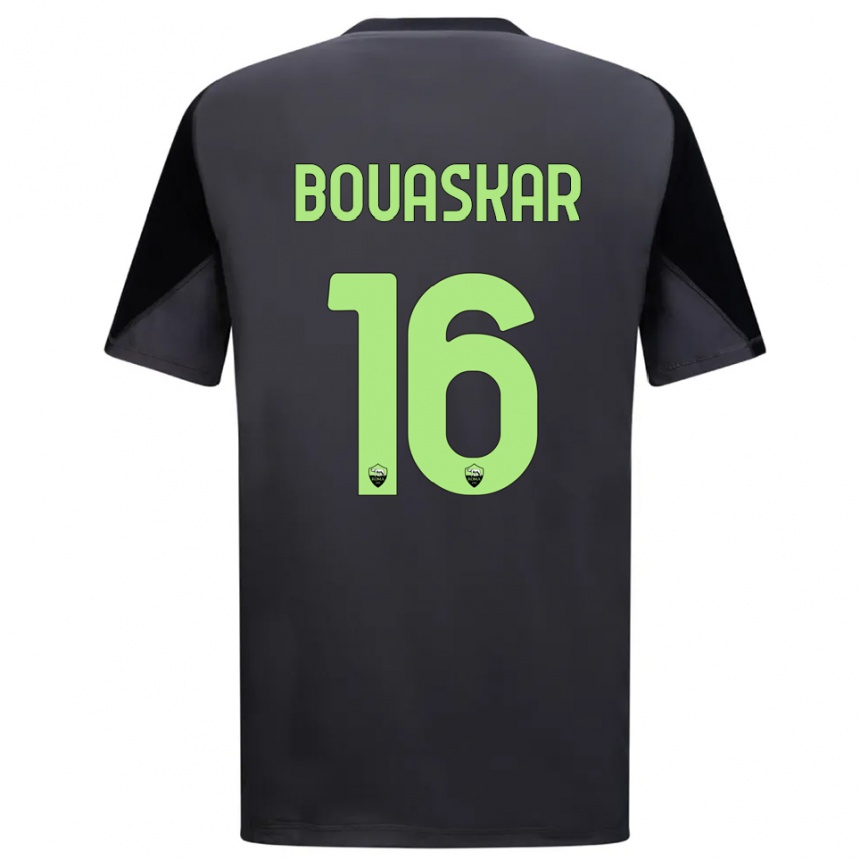 ילדים כדורגל Slim Bouaskar #16 שחור ירוק בהיר חולצת שוער 2025/26