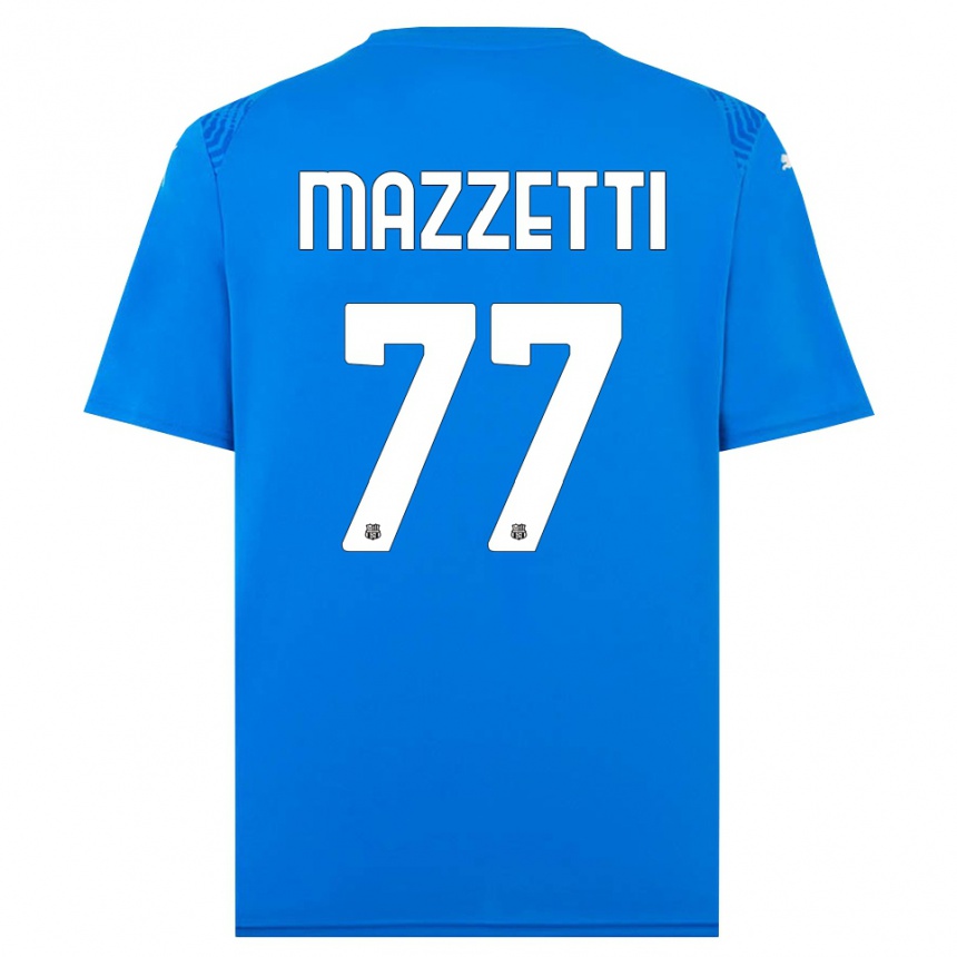 ילדים כדורגל ריקרדו מאצטי #77 כחול לבן חולצת שוער 2025/26