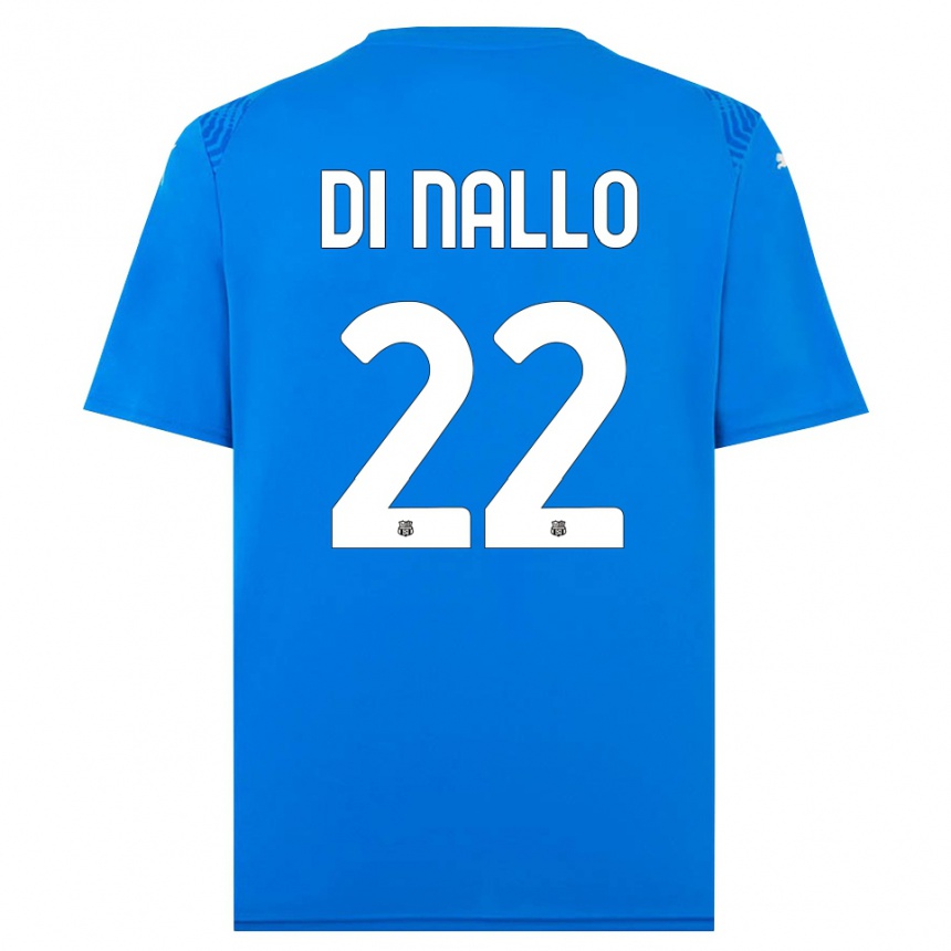 ילדים כדורגל אריקה די נאלו #22 כחול לבן חולצת שוער 2025/26