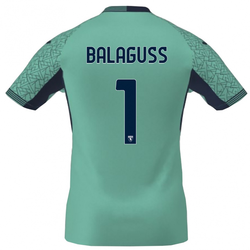 ילדים כדורגל Nils Balaguss #1 לגונה כחולה חולצת שוער 2025/26