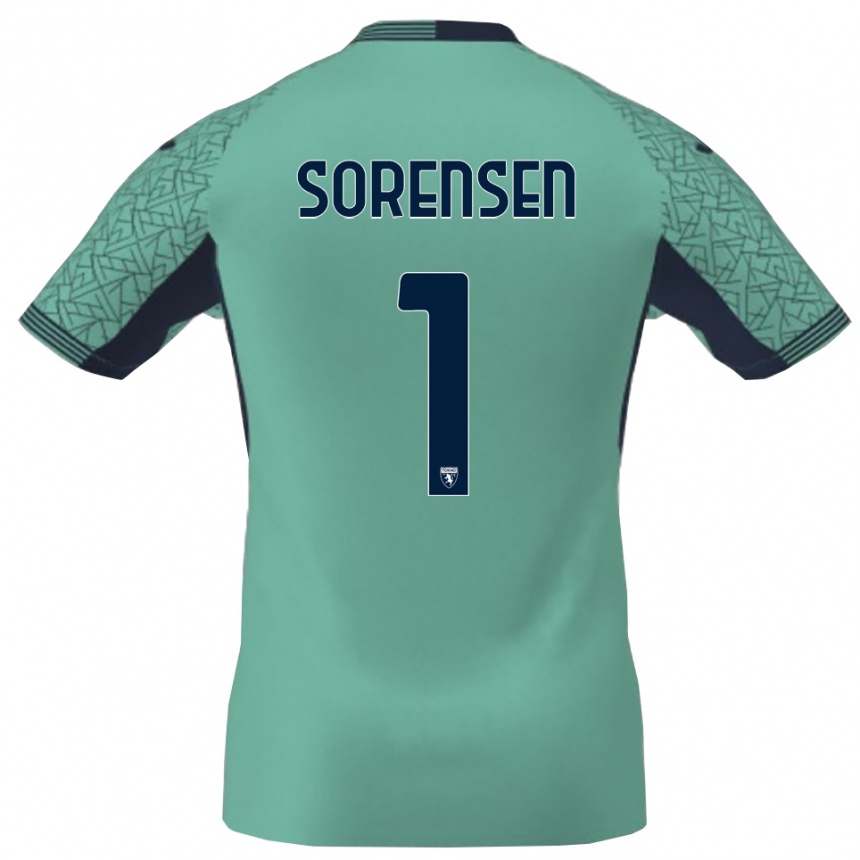 ילדים כדורגל בן סורנסן #1 לגונה כחולה חולצת שוער 2025/26