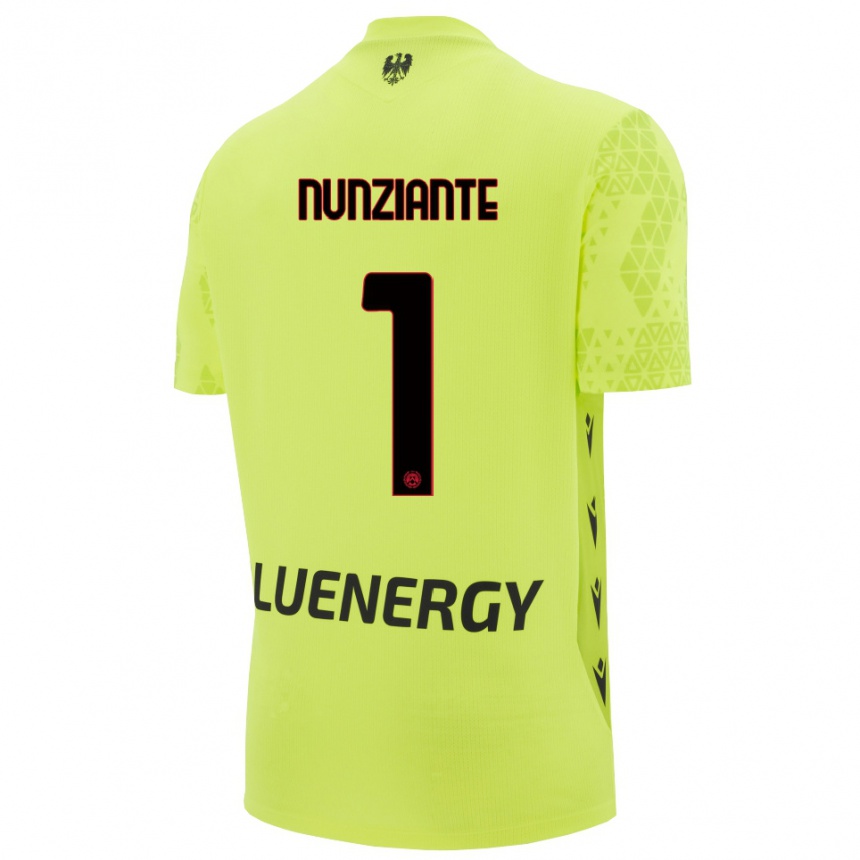 ילדים כדורגל אלסנדרו נונציאנטה #1 ירוק צהוב שחור חולצת שוער 2025/26