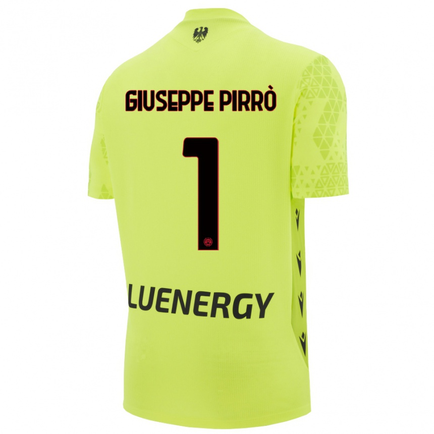 ילדים כדורגל מרקו ג׳וספה פירו #1 ירוק צהוב שחור חולצת שוער 2025/26