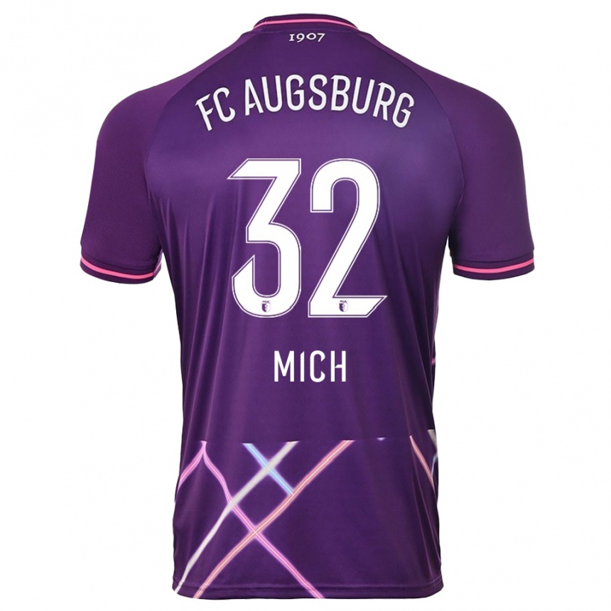 ילדים כדורגל פביאן מיץ׳ #32 סגול ורוד חולצת שוער 2025/26