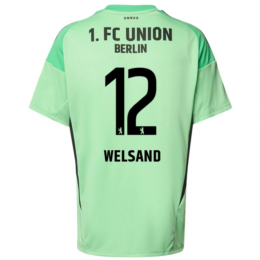 ילדים כדורגל אוסקר ולסנד #12 שחור ירוק בהיר חולצת שוער 2025/26