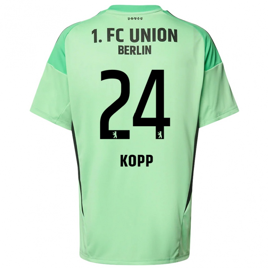 ילדים כדורגל Marvin Kopp #24 שחור ירוק בהיר חולצת שוער 2025/26