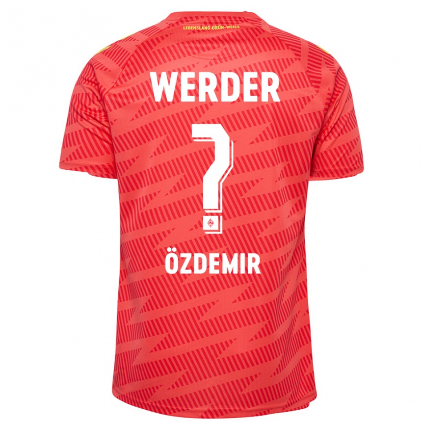 ילדים כדורגל Sinem Özdemir #0 צהוב אדום חולצת שוער 2025/26