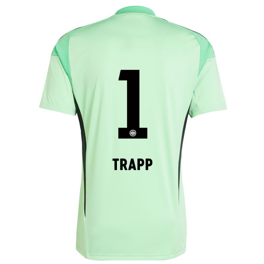 ילדים כדורגל קווין טראפ #1 שחור ירוק בהיר חולצת שוער 2025/26