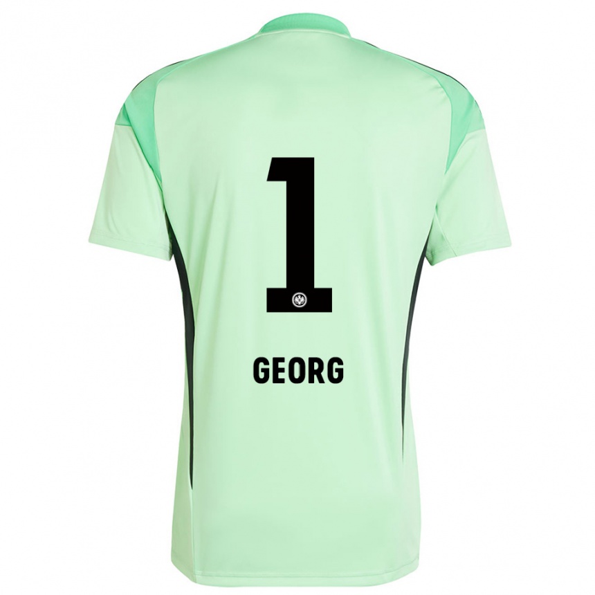 ילדים כדורגל Hannes Georg #1 שחור ירוק בהיר חולצת שוער 2025/26