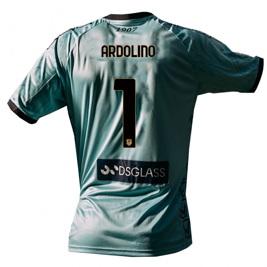 ילדים כדורגל Antonio Ardolino #1 לבן כחול בהיר חולצת שוער 2025/26