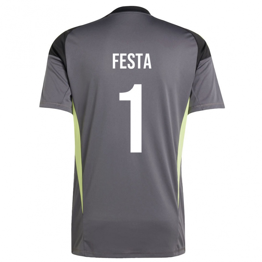 ילדים כדורגל מרקו פסטה #1 אפור עמום חולצת שוער 2025/26