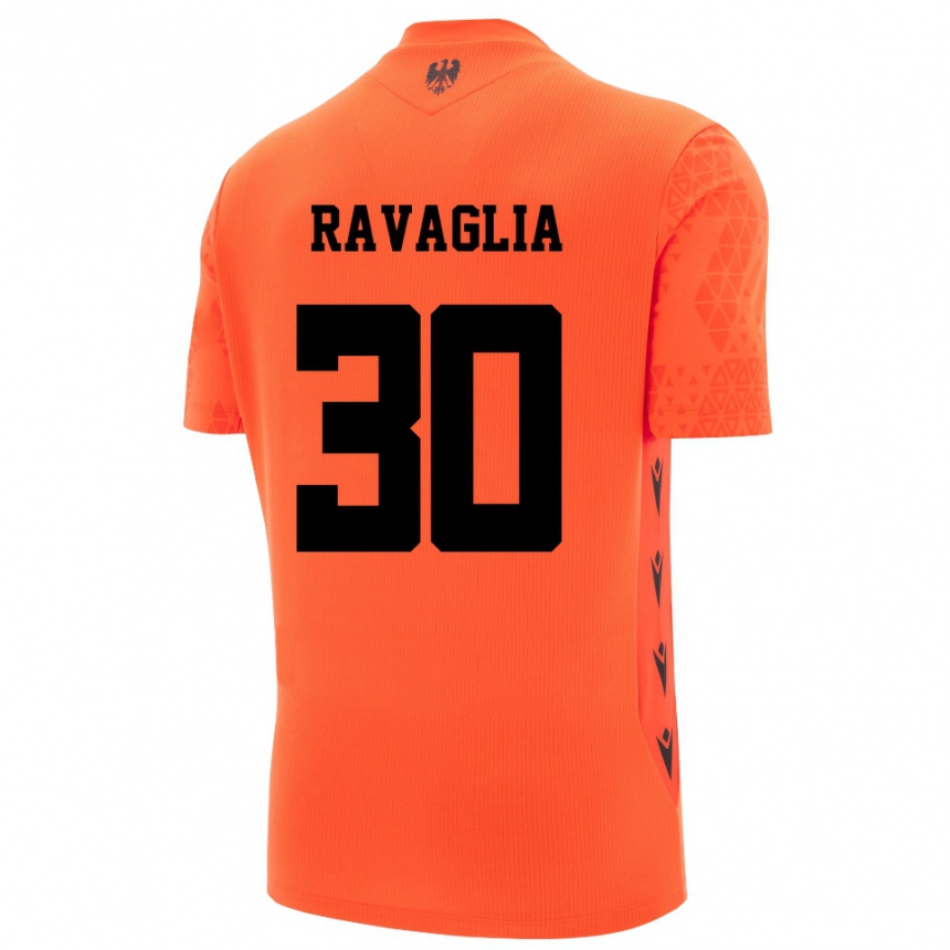 ילדים כדורגל ניקולה רבגליה #30 שחור כתום כהה חולצת שוער 2025/26