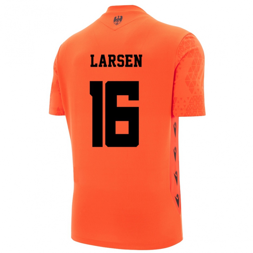 ילדים כדורגל קת׳רין לארסן #16 שחור כתום כהה חולצת שוער 2025/26