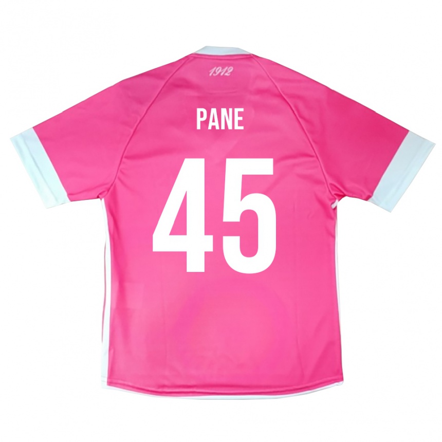 ילדים כדורגל פסקואלה פאנה #45 לבן ורוד לוהט חולצת שוער 2025/26