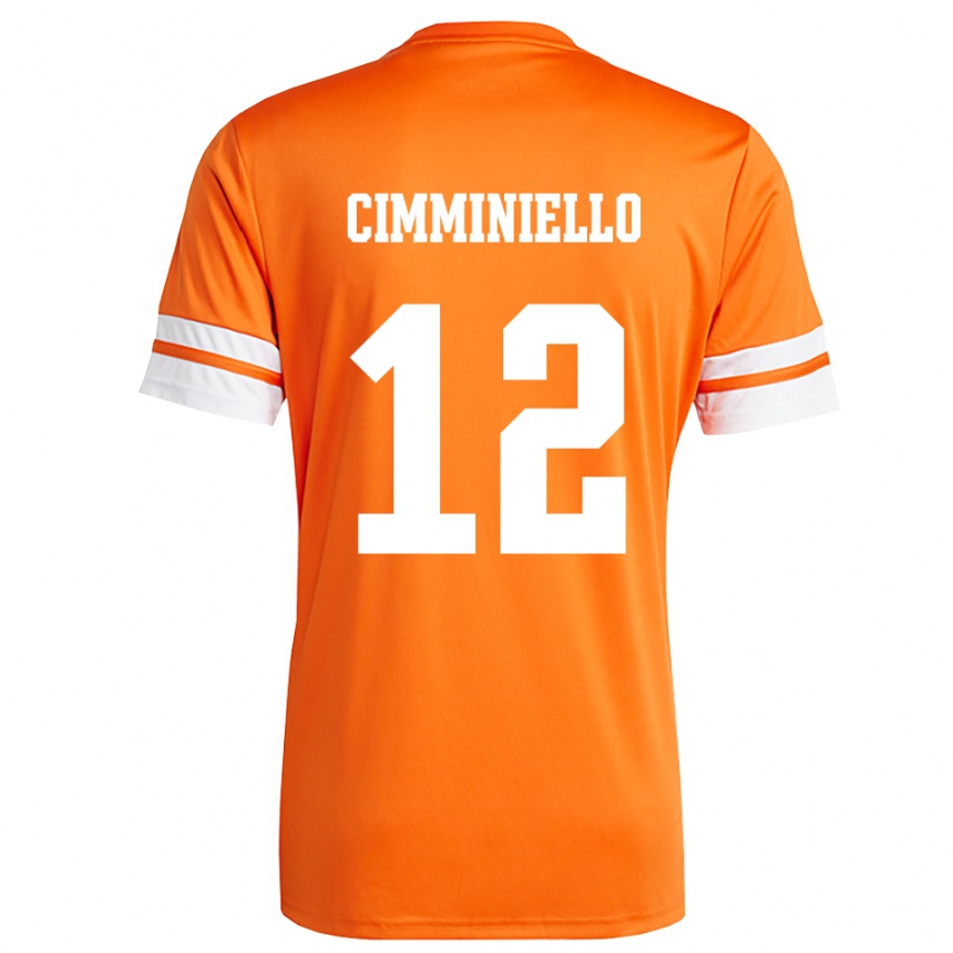 ילדים כדורגל Leon Cimminiello #12 שחור צהוב חולצת שוער 2025/26