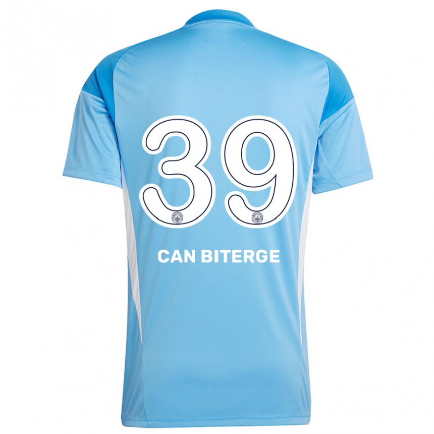 ילדים כדורגל Engin Can Biterge #39 לבן כחול רויאל חולצת שוער 2025/26