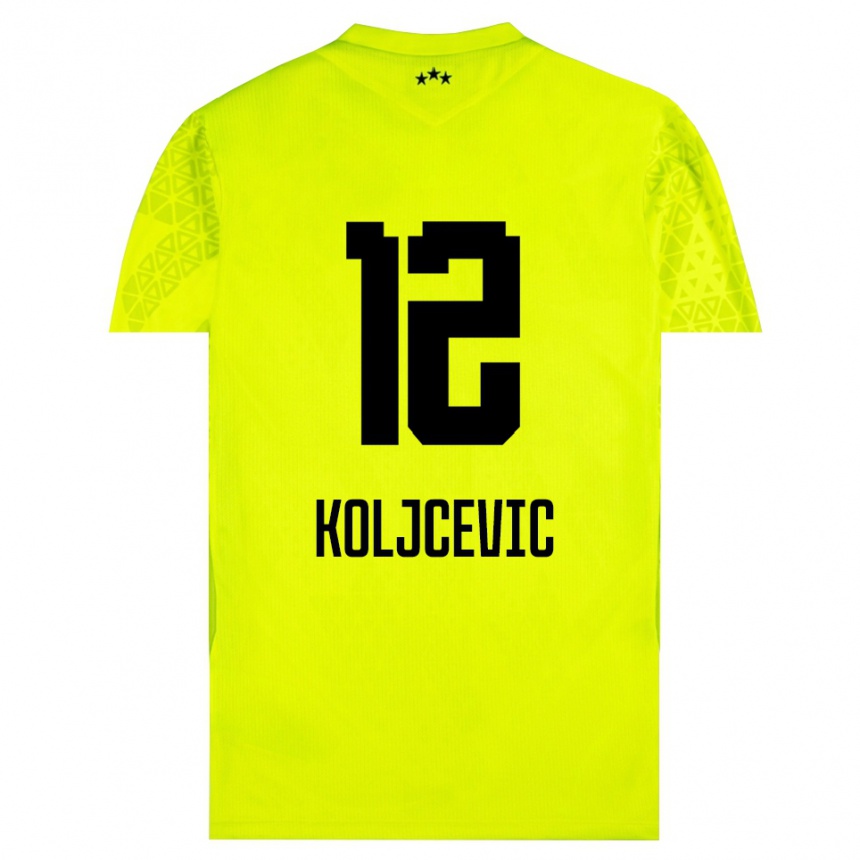 ילדים כדורגל Danilo Koljcevic #12 שחור אפור עמום חולצת שוער 2025/26