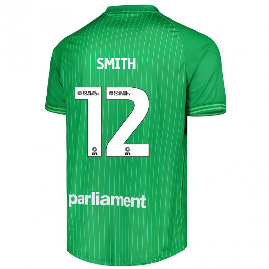 ילדים כדורגל Jackson Smith #12 ירוק ליים חולצת שוער 2025/26