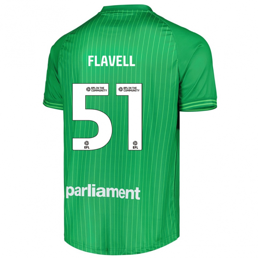 ילדים כדורגל קירן פלאבל #51 ירוק ליים חולצת שוער 2025/26