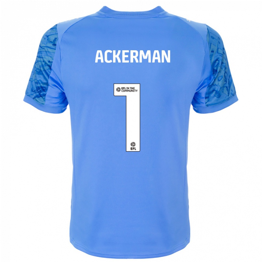 ילדים כדורגל Emily Ackerman #1 כחול דודג'ר חולצת שוער 2025/26