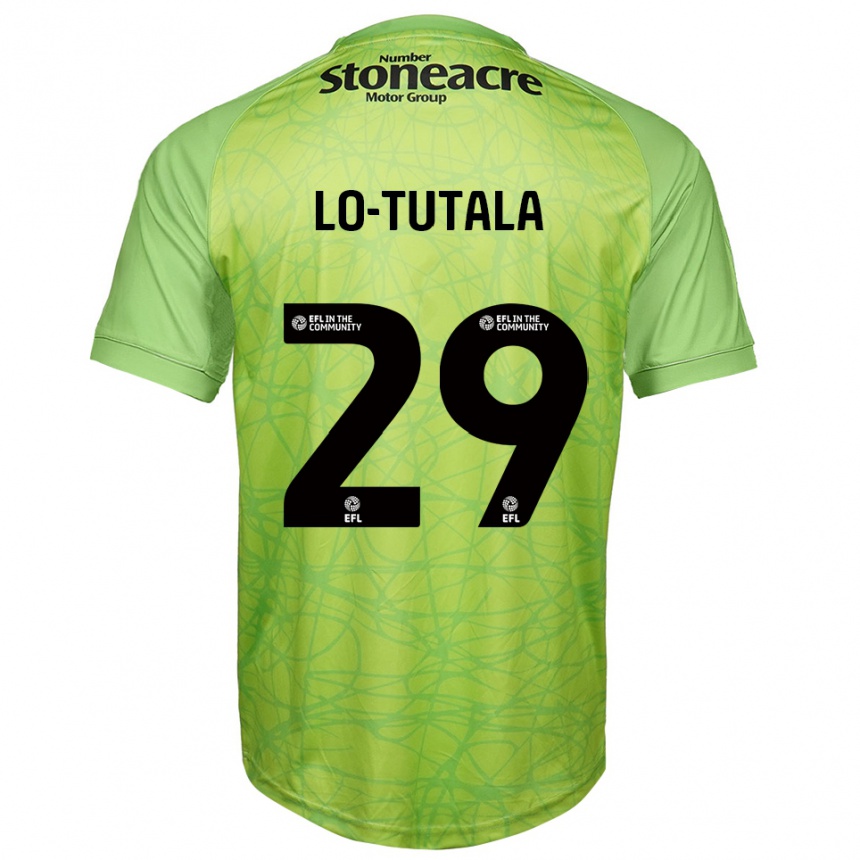 ילדים כדורגל טימותי לו-טוטאלה #29 ירוק בהיר חולצת שוער 2025/26