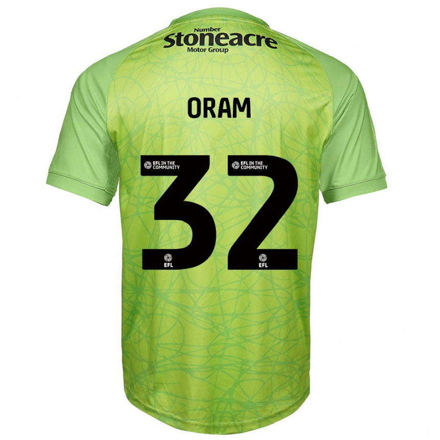 ילדים כדורגל ג׳ייק אנתוני אורם #32 ירוק בהיר חולצת שוער 2025/26