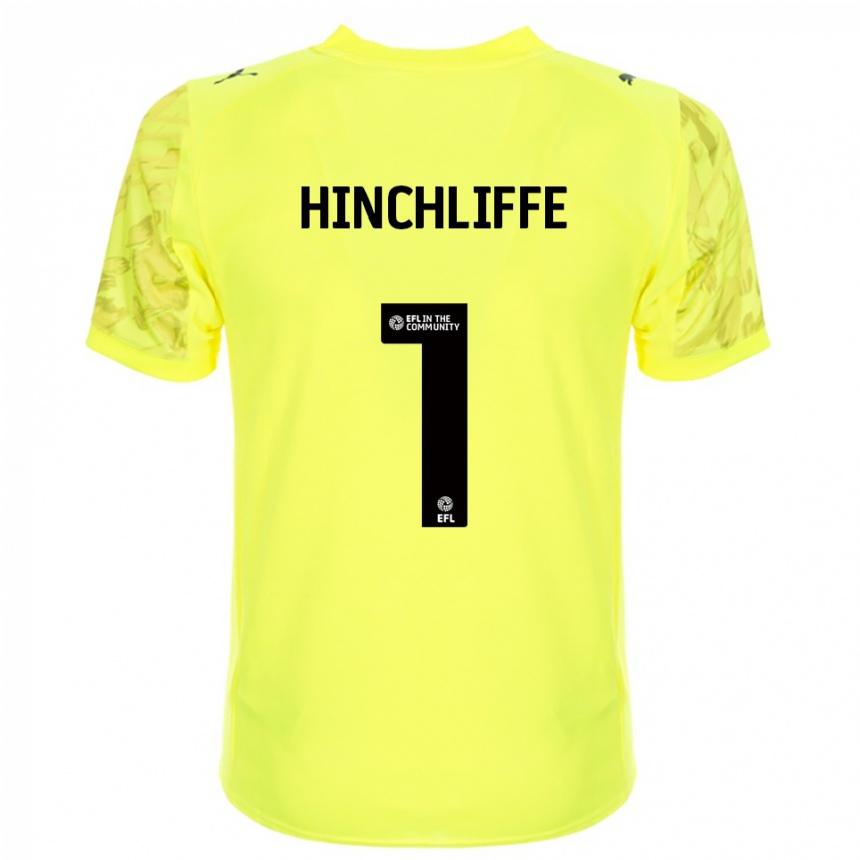 ילדים כדורגל בן הינצ'ליף #1 שחור צהוב חולצת שוער 2025/26