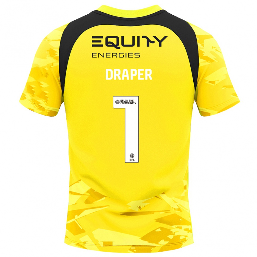 ילדים כדורגל Anna Draper #1 אפור צהוב בהיר חולצת שוער 2025/26