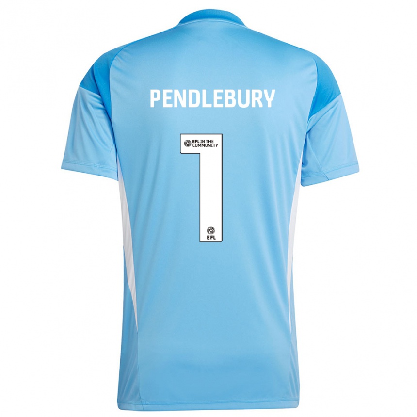 ילדים כדורגל Izzy Pendlebury #1 כחול שמיים חולצת שוער 2025/26