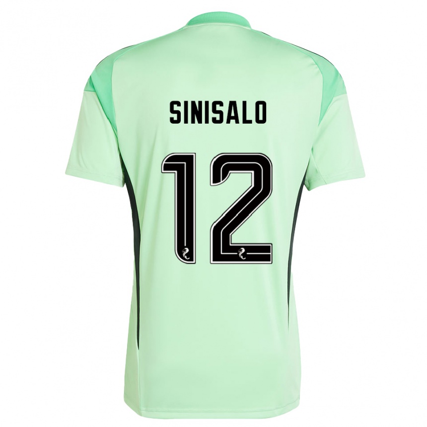 ילדים כדורגל ויליאמי סיניסאלו #12 שחור ירוק בהיר חולצת שוער 2025/26