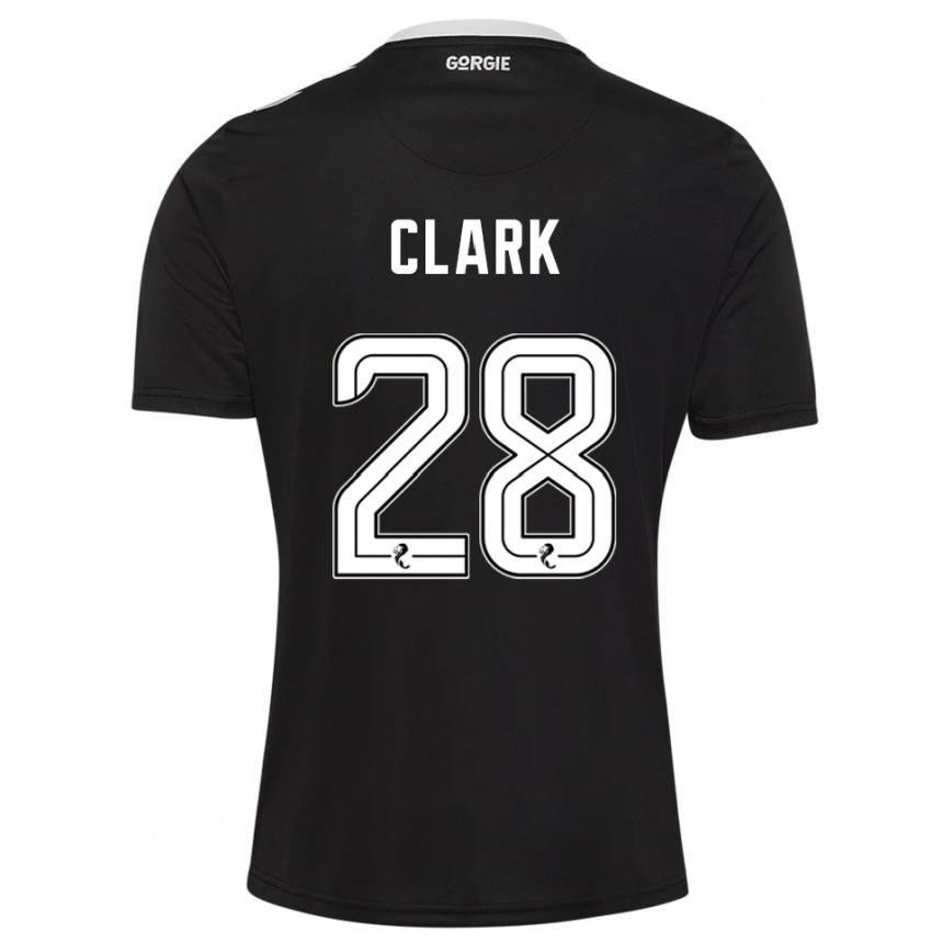 ילדים כדורגל זנדר קלארק #28 בורדו כהה חולצת שוער 2025/26