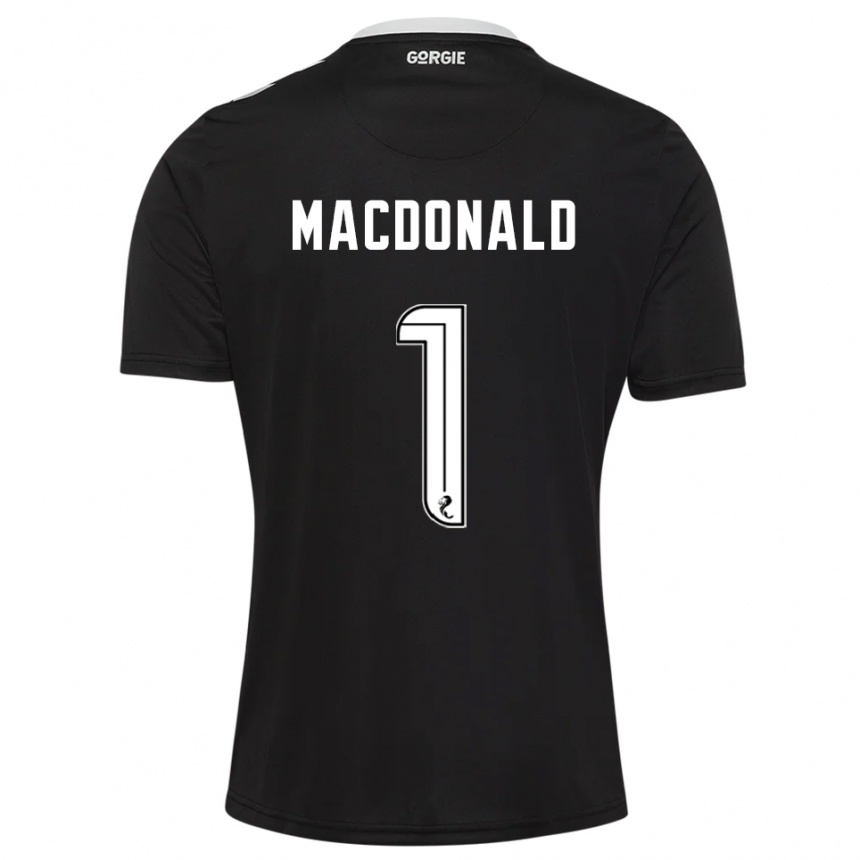 ילדים כדורגל Jamie MacDonald #1 בורדו כהה חולצת שוער 2025/26