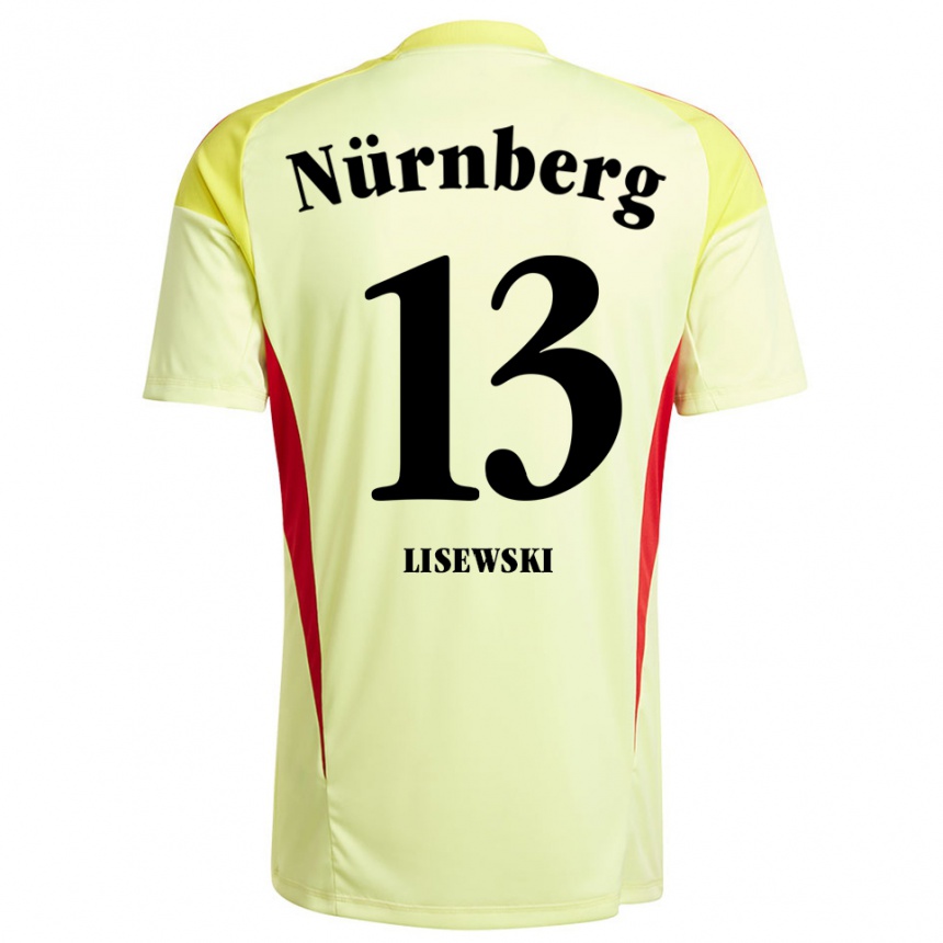 ילדים כדורגל רובין ליזבסקי #13 צהוב שחור חולצת שוער 2025/26