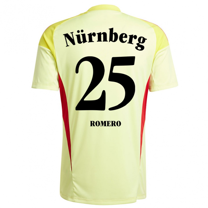 ילדים כדורגל Lourdes Romero #25 צהוב שחור חולצת שוער 2025/26