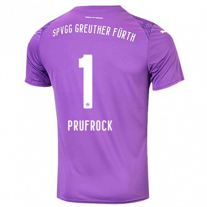 ילדים כדורגל סילאס ג׳ואל פריפרוק #1 סגול לבן חולצת שוער 2025/26