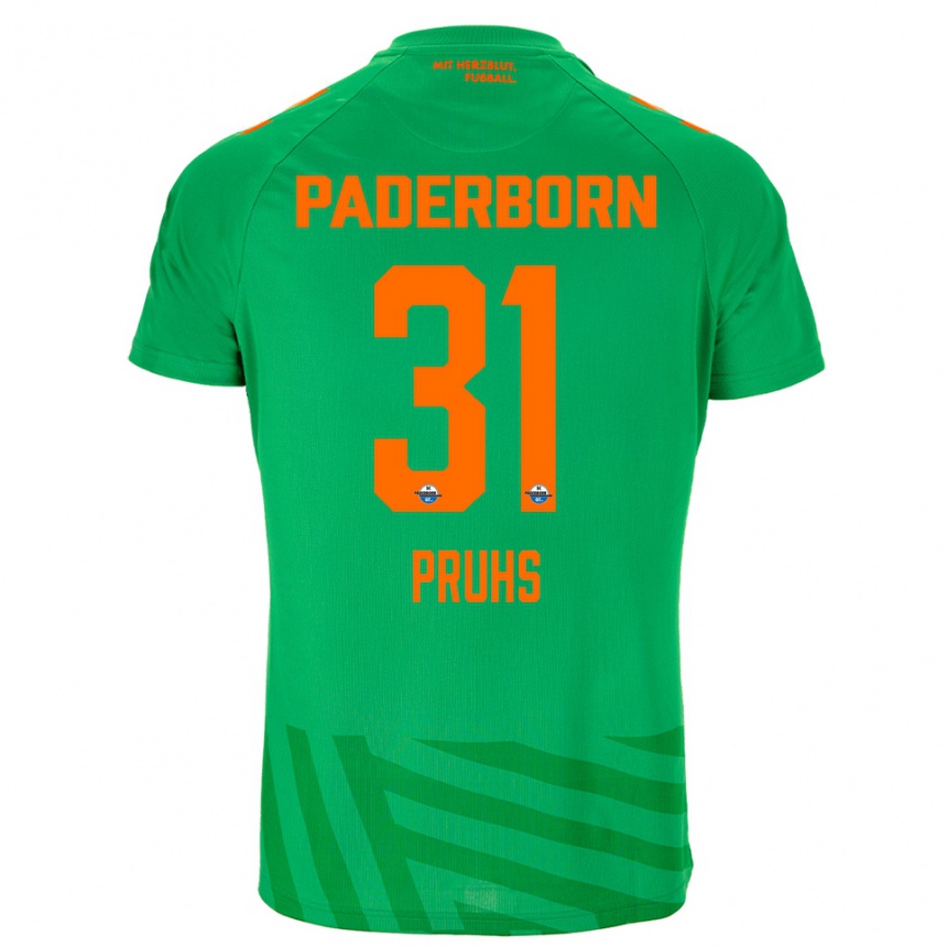 ילדים כדורגל פלוריאן פרוס #31 ירוק כתום חולצת שוער 2025/26