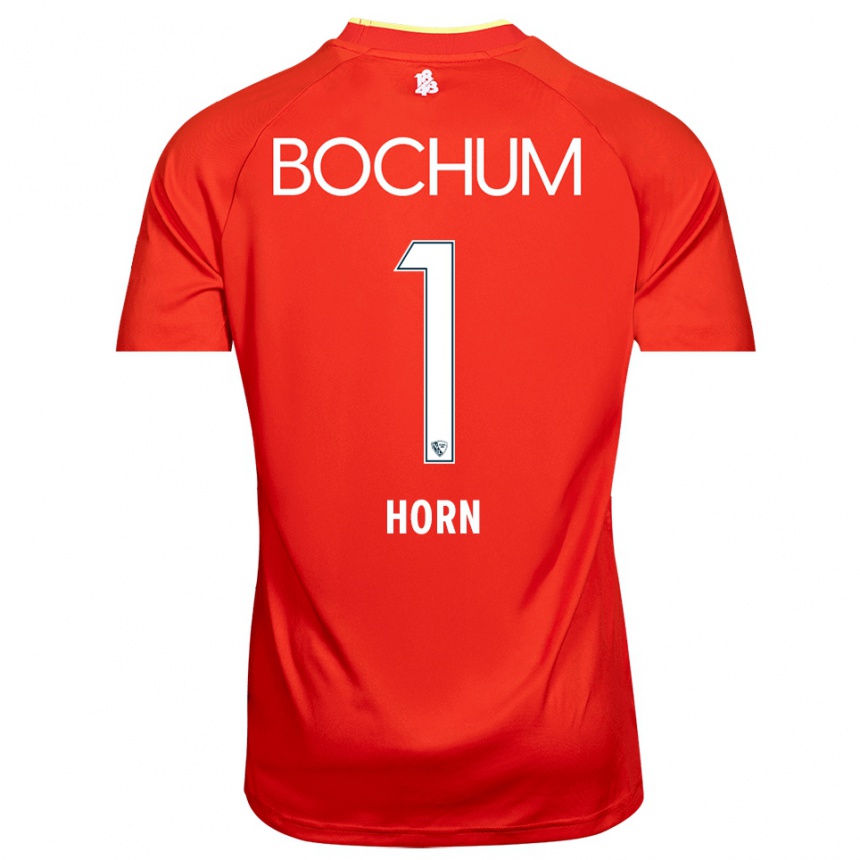 ילדים כדורגל טימו הורן #1 אדום לבן חולצת שוער 2025/26